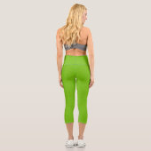 Leggings Capri Vert citron (Verso)