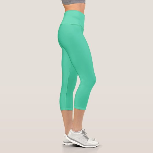 Leggings Capri Vert de mer (Droite)