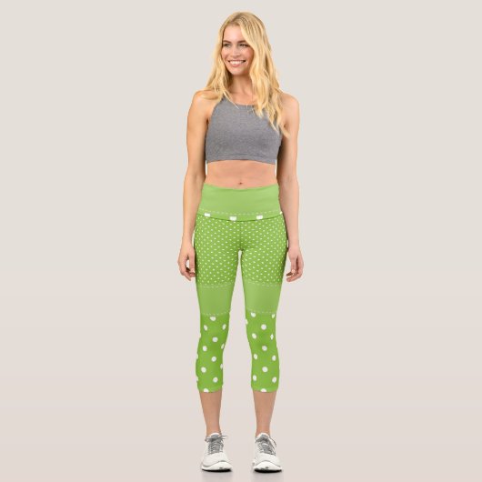 Leggings Capri Vert frais (Recto)