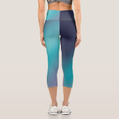Leggings Capri Vert gris clair de lune ombre (Verso)