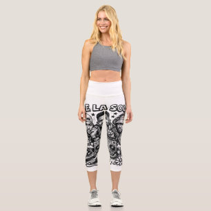 Leggings Capri Vêtements de rue vintage Hommage à De La Soul Hip
