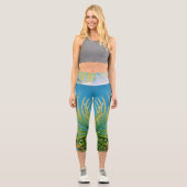 Leggings Capri Vibes Positives Palm Tree Sunny (Recto)