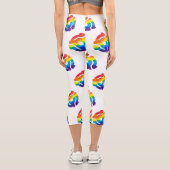 Leggings Capri Vibran de l'adaptateur d'enregistrement SlipperyJo (Verso)