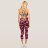 Leggings Capri vibrations de guépard (Verso)