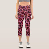 Leggings Capri vibrations de guépard (Recto)
