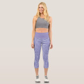 Leggings Capri Vichy lavande (Recto)
