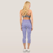 Leggings Capri Vichy lavande (Verso)