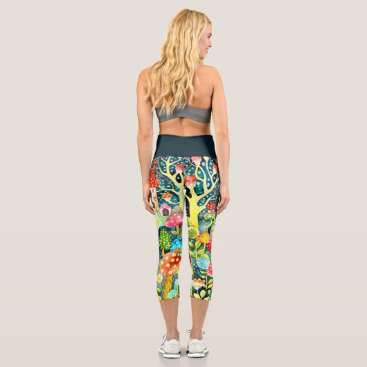 Leggings Capri Village des fées (Verso)