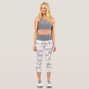 Leggings Capri Villes internationales (New York, Londres, Paris,