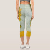 Leggings Capri Vincent Van Gogh 12 Tournesols Impressionniste (Verso)