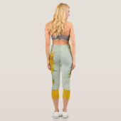 Leggings Capri Vincent Van Gogh 12 Tournesols Impressionniste (Verso)