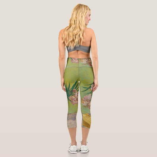 Leggings Capri Vincent Van Gogh Oleander (Verso)