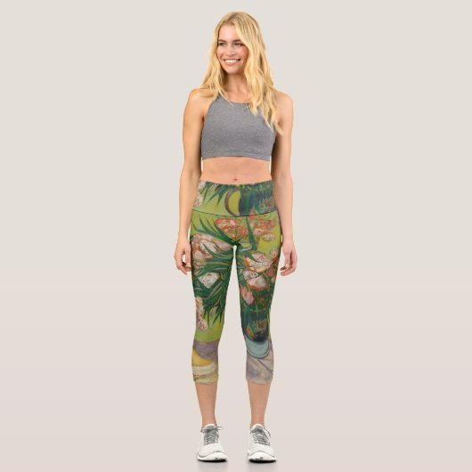 Leggings Capri Vincent Van Gogh Oleander (Recto)