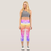 Leggings Capri Vintage Abstract Pattern (Recto)
