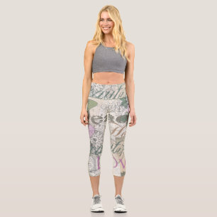 Leggings Capri Vintage Peace Home Belle Amour