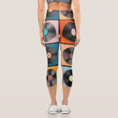 Leggings Capri Vinyl records : retro LP set. (Verso)