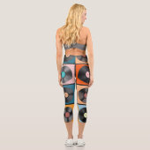 Leggings Capri Vinyl records : retro LP set. (Verso)