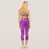 Leggings Capri Violet Stylish Storm, effet Cloud (Verso)