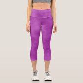 Leggings Capri Violet Stylish Storm, effet Cloud (Recto)