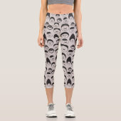 Leggings Capri Visages amusants (Recto)