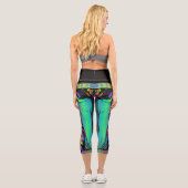 Leggings Capri Vitraux Classiques (Verso)