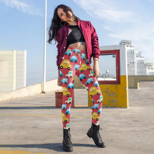 Leggings Capri Voitures de caricature