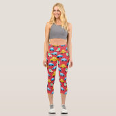 Leggings Capri Voitures de caricature (Recto)