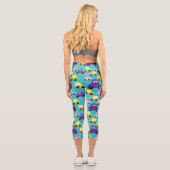 Leggings Capri Voitures de caricature (Verso)