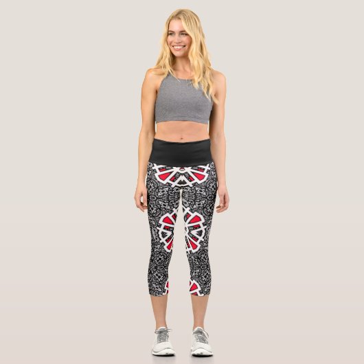 Leggings Capri Volume seize kaléidoscope art un (Recto)