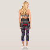 Leggings Capri Volume treize kaléidoscope art cinq (Verso)