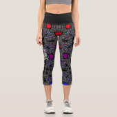 Leggings Capri Volume treize kaléidoscope art cinq (Recto)