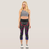 Leggings Capri Volume treize kaléidoscope art dix-huit (Recto)