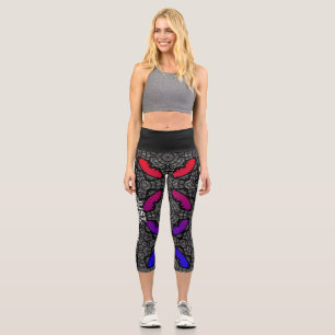 Leggings Capri Volume treize kaléidoscope art dix-neuf