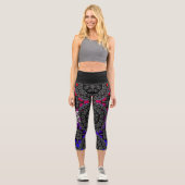 Leggings Capri Volume treize kaléidoscope art dix-sept (Recto)