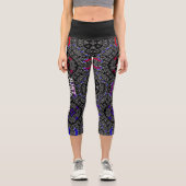 Leggings Capri Volume treize kaléidoscope art sept (Recto)