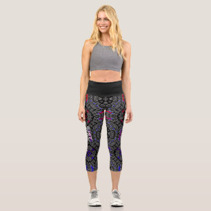 Leggings Capri Volume treize kaléidoscope art sept
