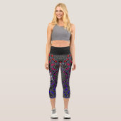 Leggings Capri Volume treize kaléidoscope art treize (Recto)