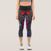 Leggings Capri Volume treize kaléidoscope art un (Recto)