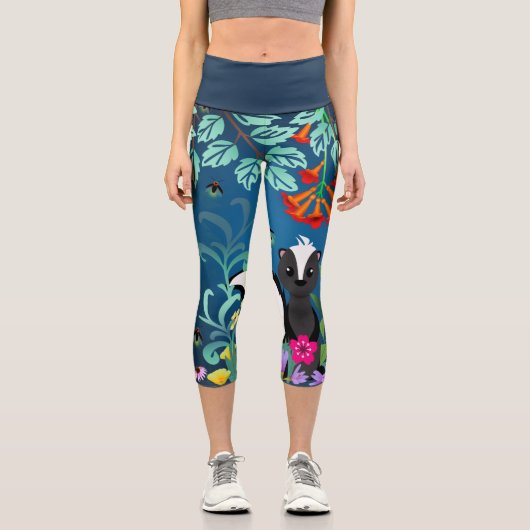 Leggings Capri Voodland Skunk (Recto)