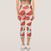Leggings Capri Vous Êtes Dans Un Melon Watermelon Fruit (Verso)