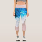 Leggings Capri Vue plage (Recto)