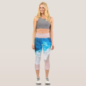 Leggings Capri Vue plage (Recto)