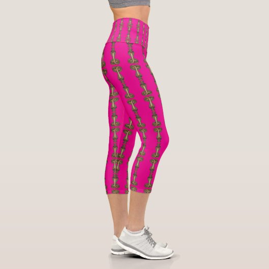 Leggings Capri Wadjet – Ägyptische Schlangengöttin´7 (Droite)