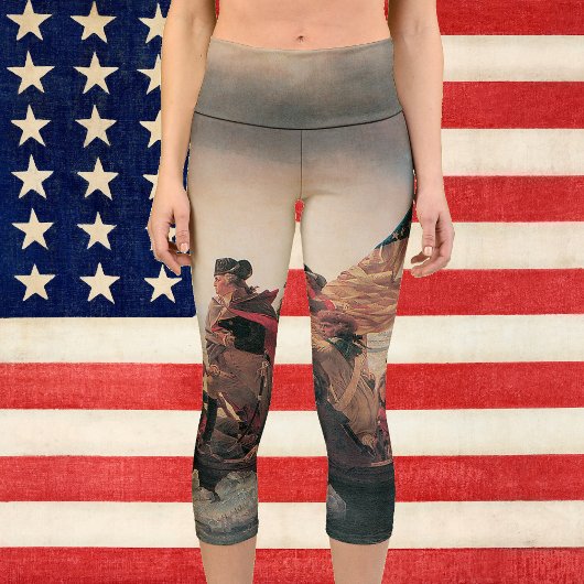 Leggings Capri Washington Traverser le Delaware par Emanuel Leutz