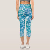 Leggings Capri Water bleu (Verso)