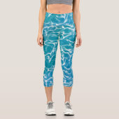 Leggings Capri Water bleu (Recto)