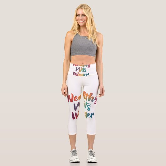 Leggings Capri "Wealthy Wits Wager." (Recto)