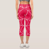 Leggings Capri Web rose (Verso)