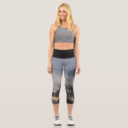 Leggings Capri Whispers of Winter 