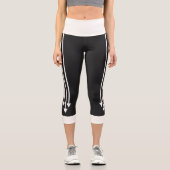 Leggings Capri White Arrows (Recto)